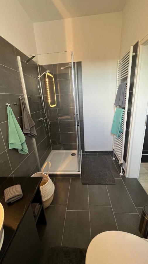 Ferienwohnung Mit Warnowblick 罗斯托克 外观 照片