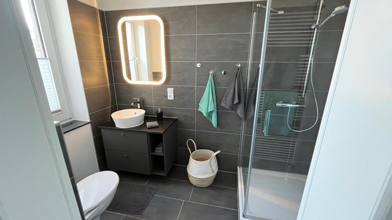 Ferienwohnung Mit Warnowblick 罗斯托克 外观 照片
